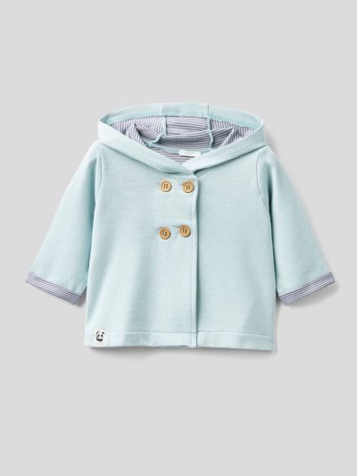 Aqua Kids' Benetton Double-breasted Hoodie | AU425026