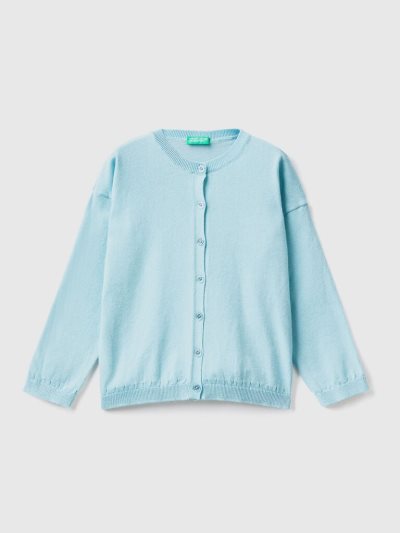 Aqua Kids' Benetton Glittery Buttons Cardigan | AU172715