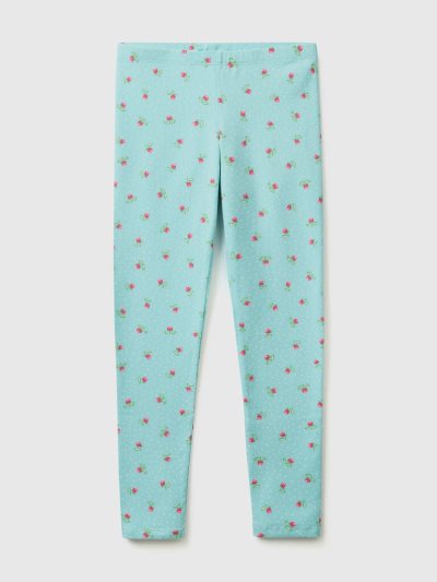 Aqua Kids' Benetton Patterned Print Leggings | AU731747