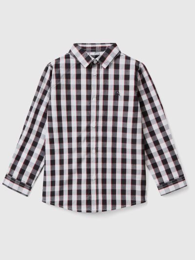 Black Kids' Benetton Pure Cotton Shirts | AU596979