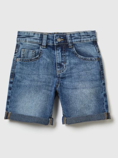 Blue Kids' Benetton Eco-recycle Denim Bermudas | AU356286