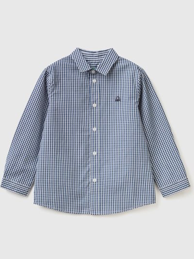 Blue Kids' Benetton Pure Cotton Shirts | AU316476