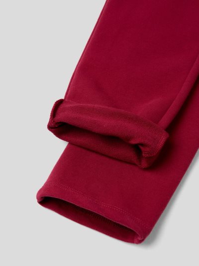 Burgundy Kids' Benetton Warm Stretch Jersey Leggings | AU716939