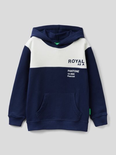 Dark Blue Kids' Benetton Benettonxpantone™ Hoodie | AU025217