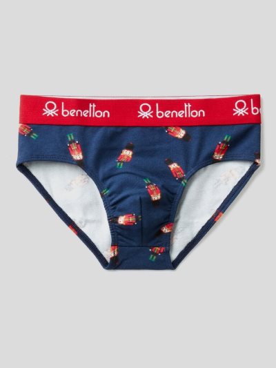 Dark Blue Kids' Benetton Nutcracker Soldiers Boxers | AU187147