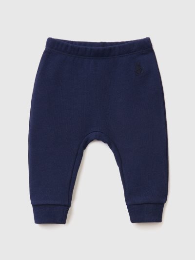Dark Blue Kids' Benetton Organic Cotton Sweatpants | AU184331