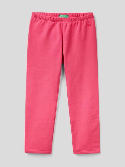 Fuchsia Kids' Benetton Warm Sweat Leggings | AU598187