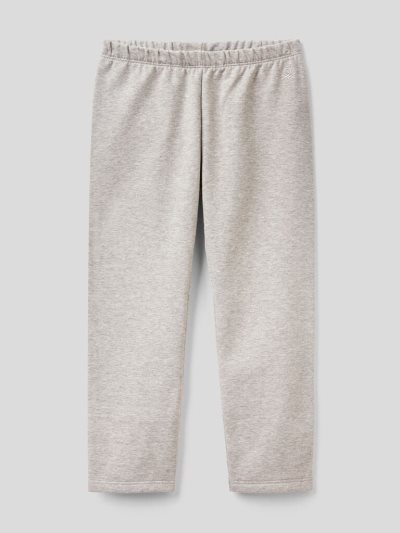 Light Grey Kids' Benetton Warm Sweat Leggings | AU523223