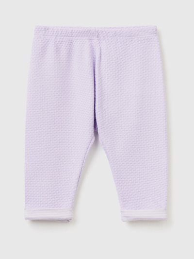 Lilac Kids' Benetton Jacquard Knit Jeggings | AU297189