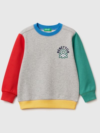 Multi-color Kids' Benetton 100% Organic Cotton Sweatshirt | AU948707
