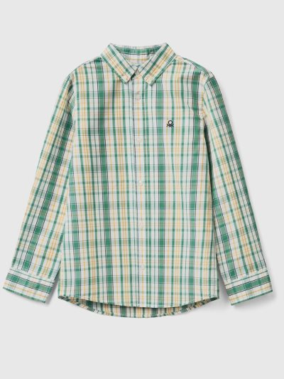 Multi-color Kids' Benetton Sporty 100% Cotton Shirts | AU542066