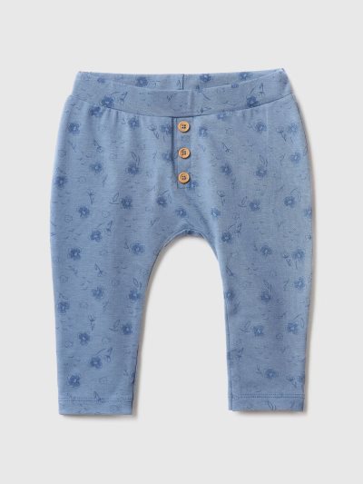 Periwinkle Kids' Benetton Patterned Stretch Cotton Leggings | AU388192