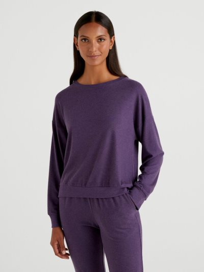 Plum Women's Benetton Flowy Long Sleeve T Shirts | AU463781