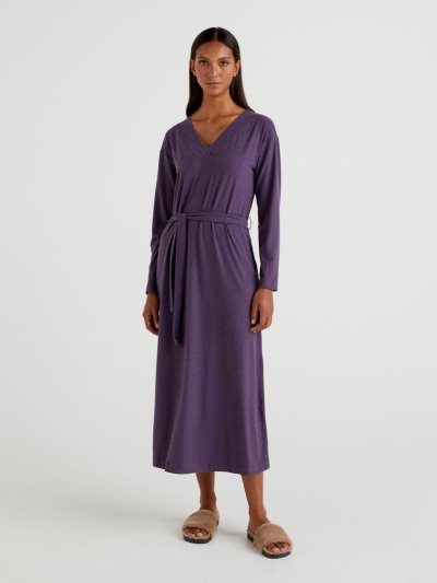 Plum Women's Benetton Flowy Sash Dress | AU336416
