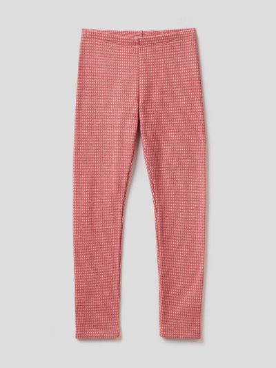 Red Kids' Benetton Warm Jacquard Leggings | AU484446
