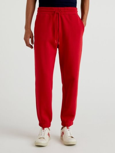 Red Men's Benetton Warm Sweat Joggers | AU917476