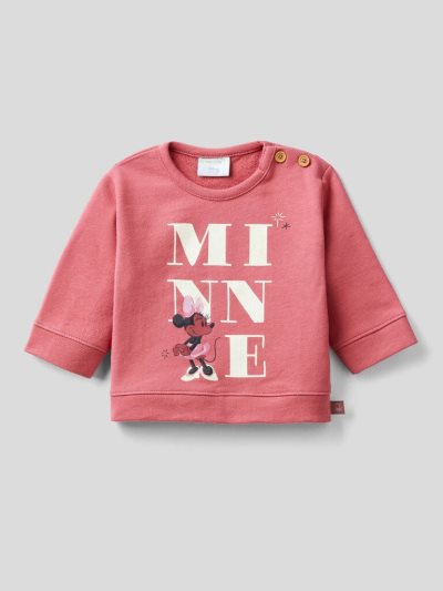 Strawberry Kids' Benetton Mickey & Friends 100% Cotton Sweatshirt | AU340805