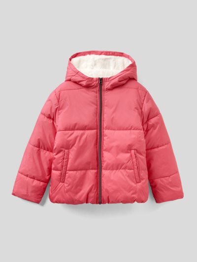 Strawberry Kids' Benetton Rain Defender Hood Padded Jackets | AU615579