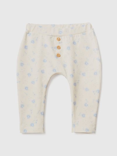 Vanilla Kids' Benetton Patterned Stretch Cotton Leggings | AU548325